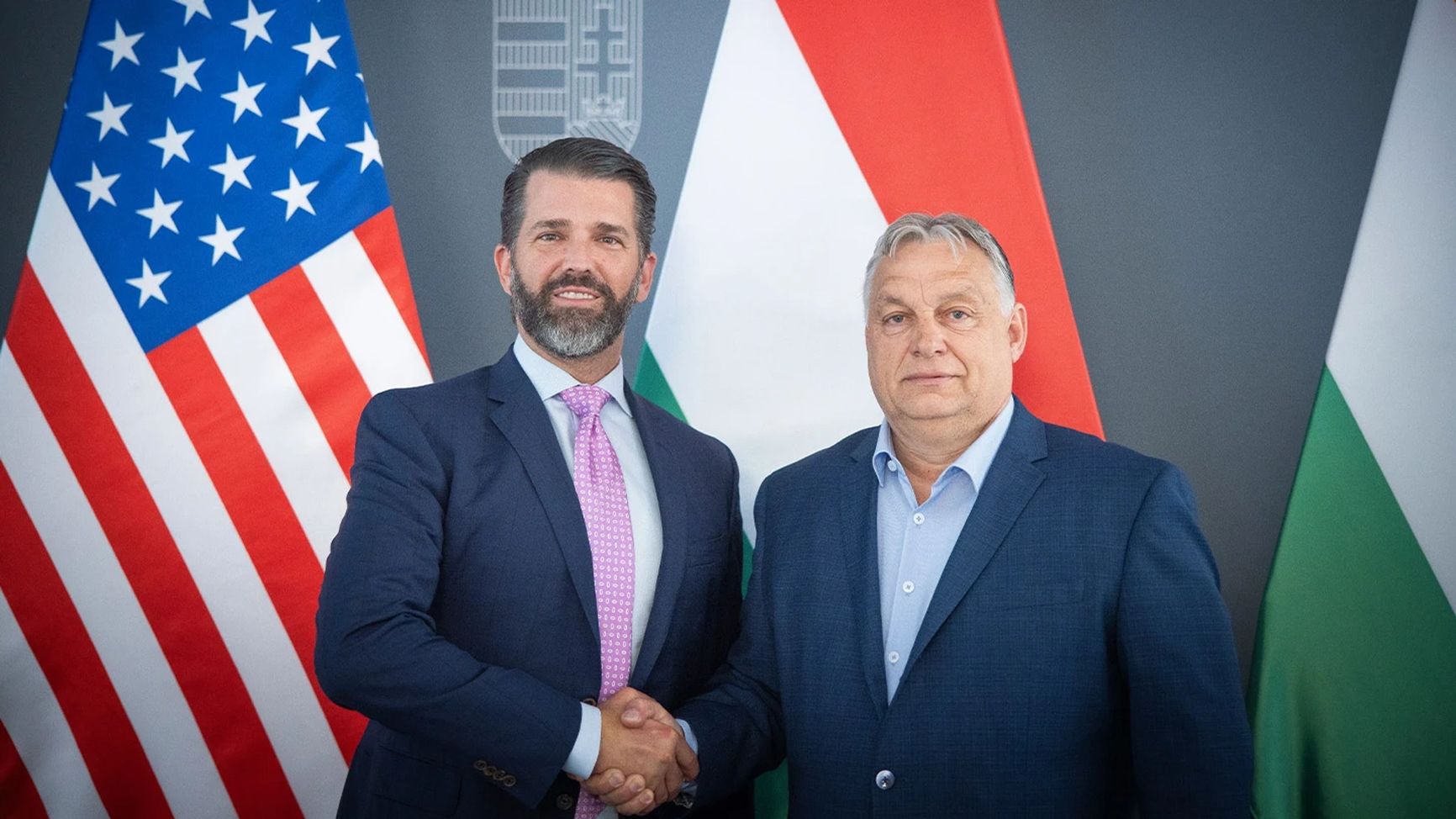 Donald Trump Jr. and Viktor Orbán