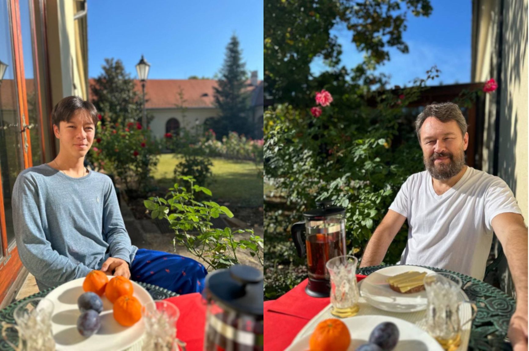 Georgy Suzuki and Metropolitan Hilarion. Photo from Suzuki’s personal archive