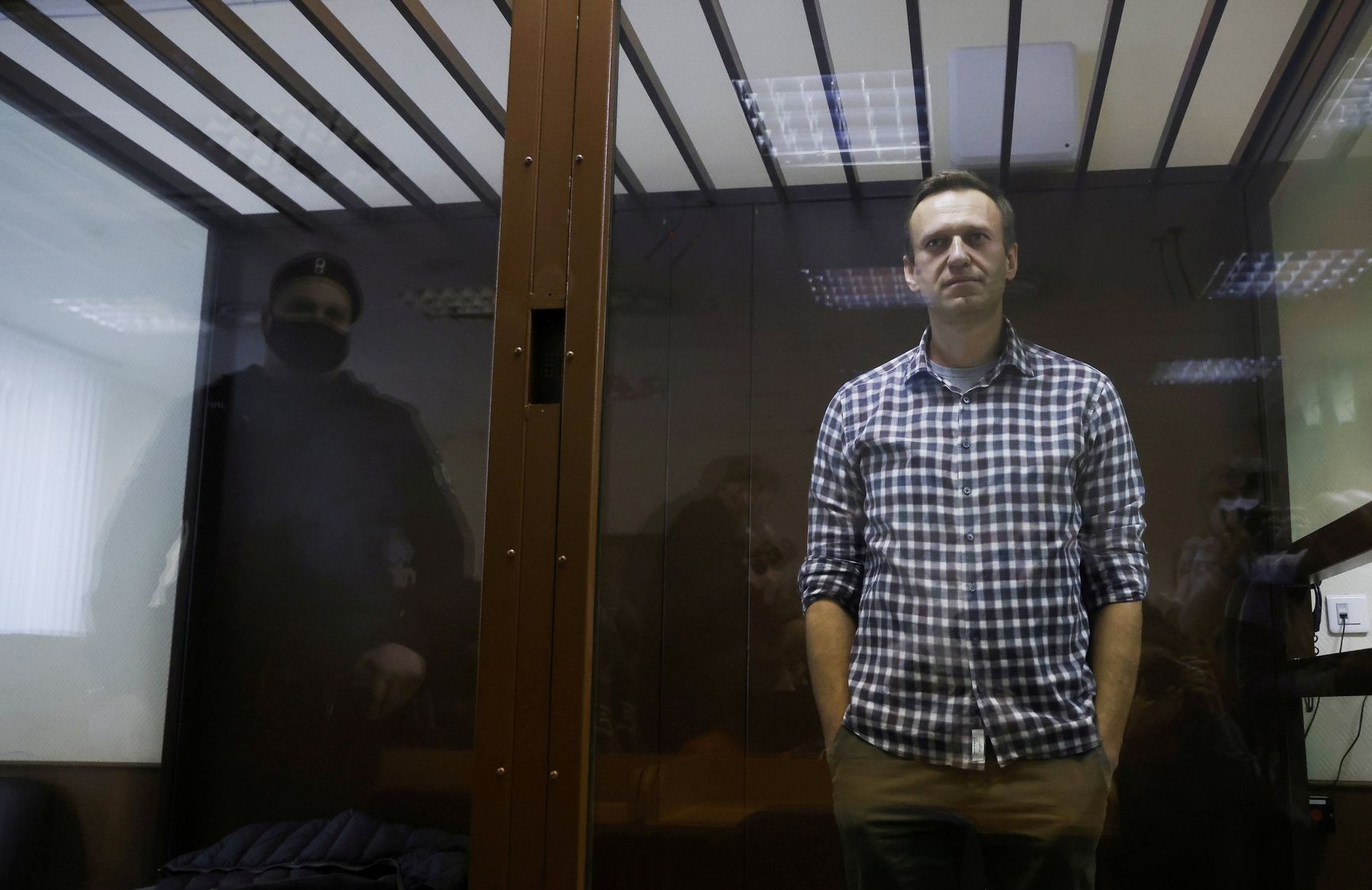 Opposition leader Alexey Navalny is held in prison since January