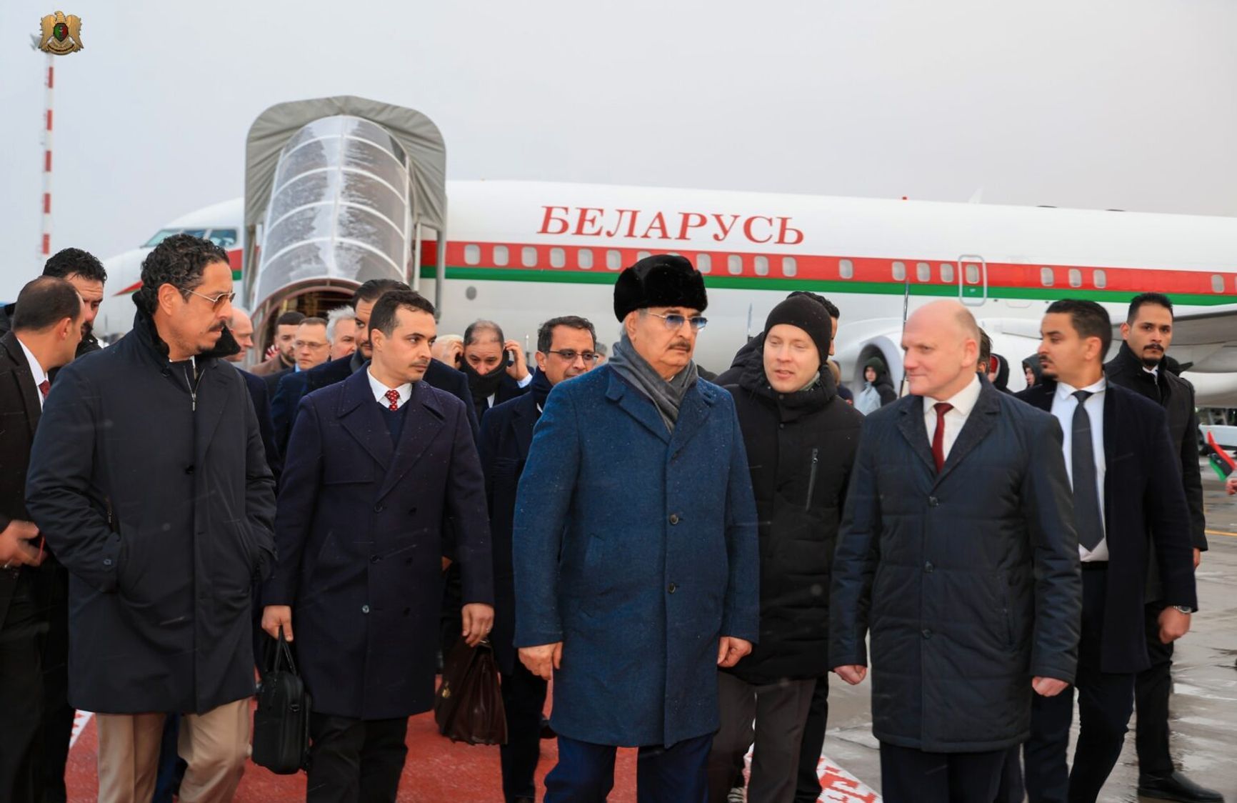 Khalifa Haftar in Minsk