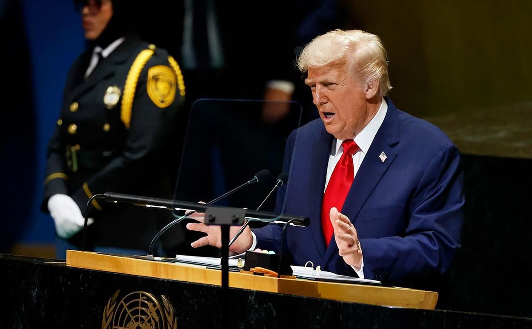 Donald Trump’s speech at the UN in September 2025