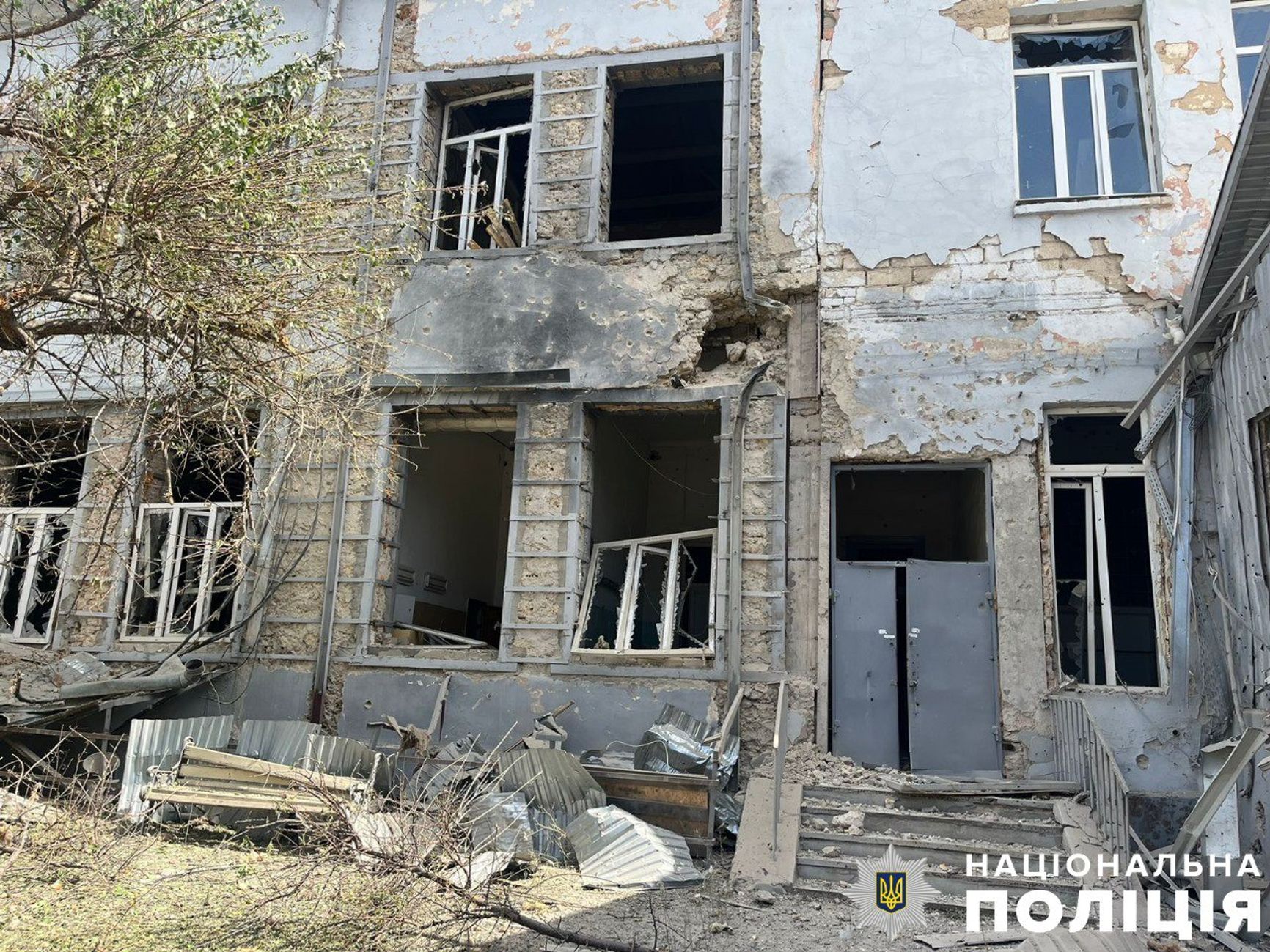 Последствия обстрелов Херсонской области