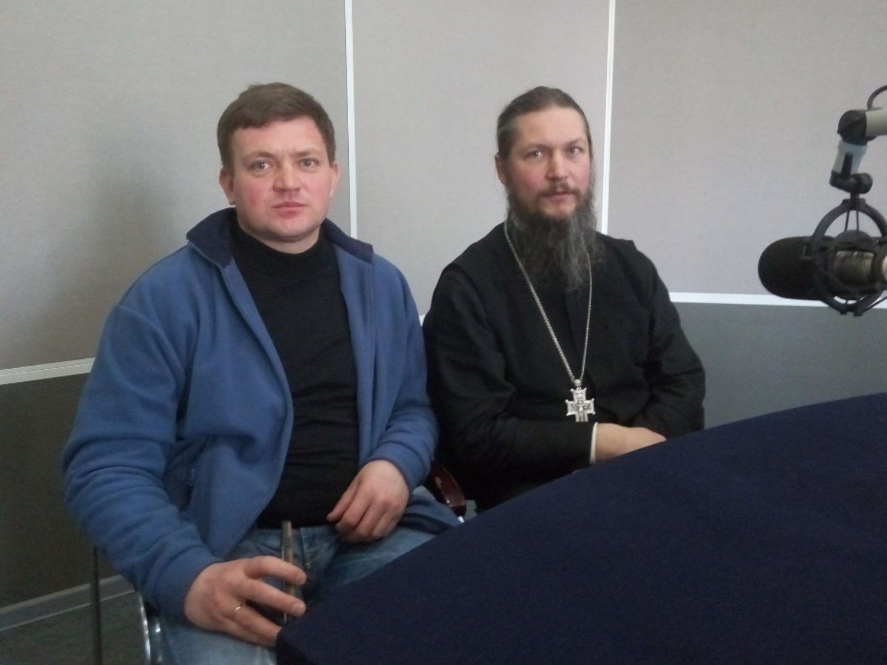 Sergey Fomin and Archpriest Dmitry Kuvyrtalov